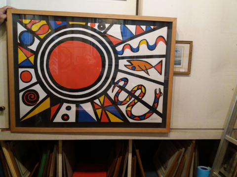 
															Lithographie Calder
														