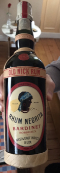 
													1 bouteille old nick rhum Negrita Bardinet Bordeaux
												