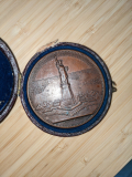 
													Médaille de commémoration d'amitié US/France 1876
												