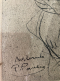 
													Lithographie "Maternité" signée de Pierre Paulus
												