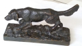 
													Statuette bronze chien Setter
												