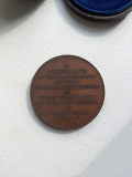 
													Médaille de commémoration d'amitié US/France 1876
												