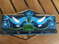
													Porte clés bleu en céramique (Mithé Espelt ?)
												