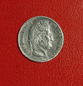 
													Pièce d'un quart de franc 1842  A
												