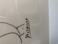 
													Lithographie signée "Le goût du bonheur"  Picasso
												