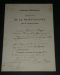 
													Victor Hugo. Bulletin de souscription au voyage d'Alexandre Dumas. Le 31 Mars 1835
												
