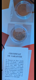
													Medaille De Gaulle 1980 30mm
												