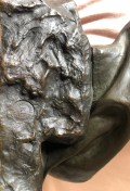 
													statue bronze « la Bohémienne » d’Emmanuel Villanis
												
