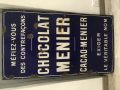 
													Publicité plaque émaillée Chocolat Menier 1907
												