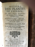 
													Livres Histoire des plantes de l'Europe et des plus usitées
												