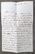 
													Lettre Eugène Delacroix
												