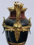 
													Paire de vases en Bronze et Marbre
												