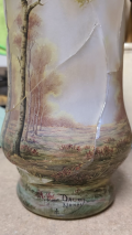 
													Vase Daum  "Thème des saisons"
												