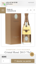 
													Bouteille louis Roederer et blue label
												