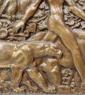 
													Plaque en bronze de Raymond Delamarre
												