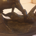 
													Bronze chien et chat de Pierre Rouillard
												