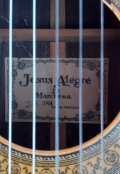 
													Guitare classique Jesus Alégré de Marchena modèle 588
												