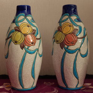 paire de vases ceramique Keramis