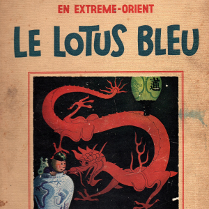 Livre tintin le lotus bleu de 1936