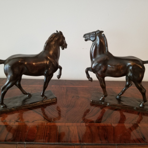 Les deux chevaux en Bronze d'Arnaud Breker