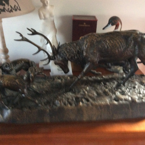 Bronze animalier sculpture de  laplanche