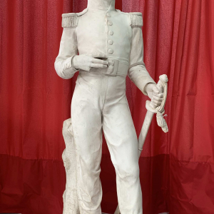 statue en plâtre du duc de Chambord