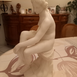 Statue marbre Ferdinand barbedienne
