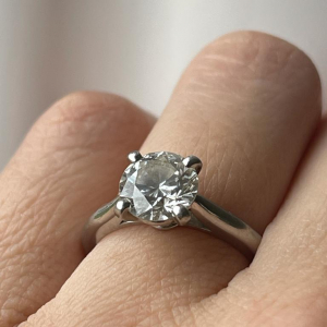 Solitaire Cartier 1.58ct