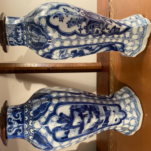 paire  de vases   chinois  époque   Kien-Long
