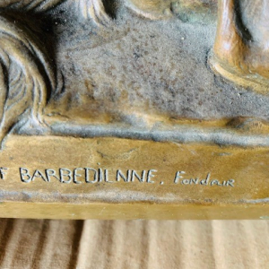 sculpture bronze signée G. Gardet