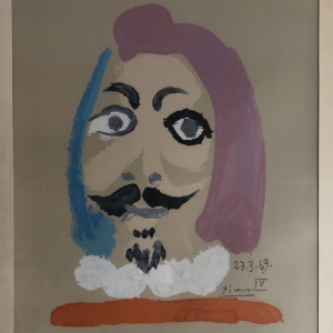 Lithographie signée Picasso - D'Artagnan - N°4/250