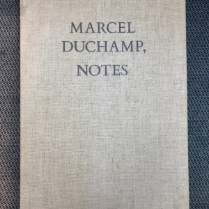 Marcel Duchamp notes