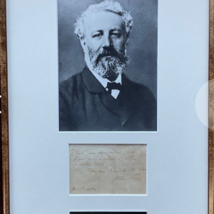 Lettre autographe Jules Verne