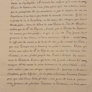 Lettre signée LOUIS XV