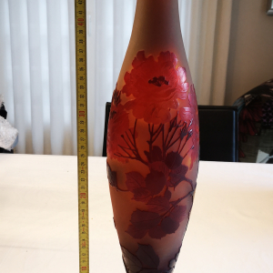 Vase Gallé Roses / 2,5 KG environ