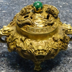 Brûle-parfum chinois en bronze