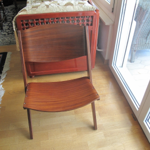 Ernest Race cormorant folding chair circa 1959