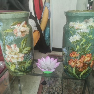 2 potiches vase