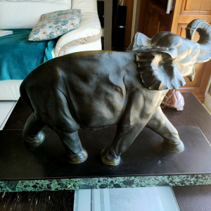 Elephant en Bronze Decoux