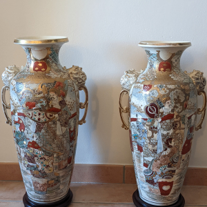 2 vases porcelaine satsuma