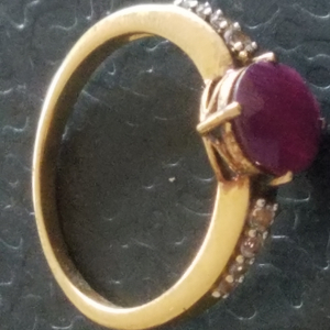 bague rubis et diamants