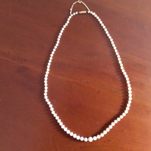 Collier perles de culture