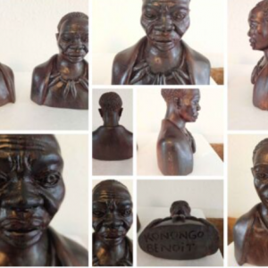 2 statues de Benoît KONONGO