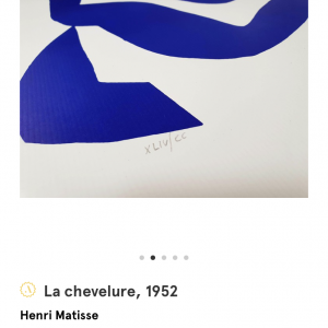 Lithographie originale Matisse