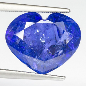 Tanzanite bleu violacé vif/profond - 8,89 ct