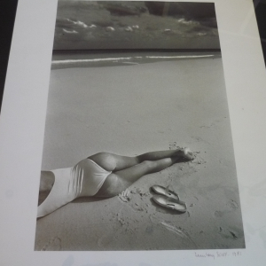 Photo noir et blanc 20X30 cm signée Jean-Loup Sieff-1981