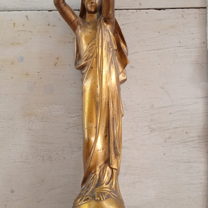 Sculpture bronze vierge d'Albert