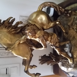 sculpture d'après les chevaux de MARLY de Coustou