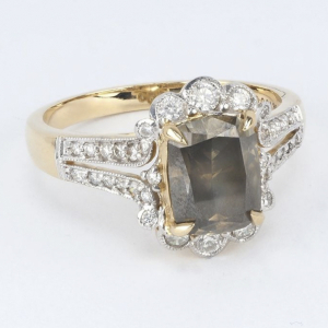 Bague en or avec Diamant - total 2,46cts