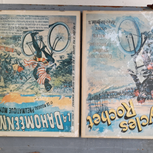 2 affiches ancienne cycles
